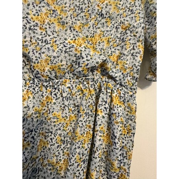 Francesca's Miami white and yellow romper NEW L - Picture 5 of 7